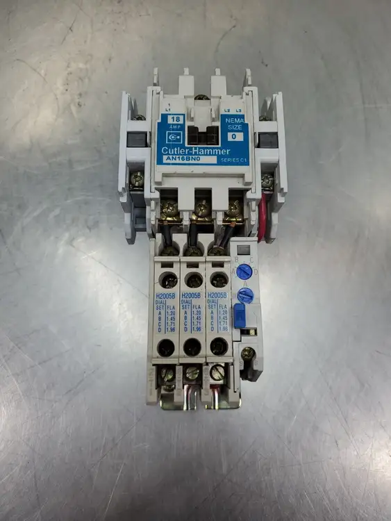 Used Cutler-Hammer AN16BN0 Starter NEMA Size 0, 18A w/C306DN3 & C320KGS1 Starters South Carolina US | Palmetto Automation #1158871