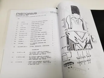 NEW PISTORIUS OPERATIONS AND PARTS MANUAL