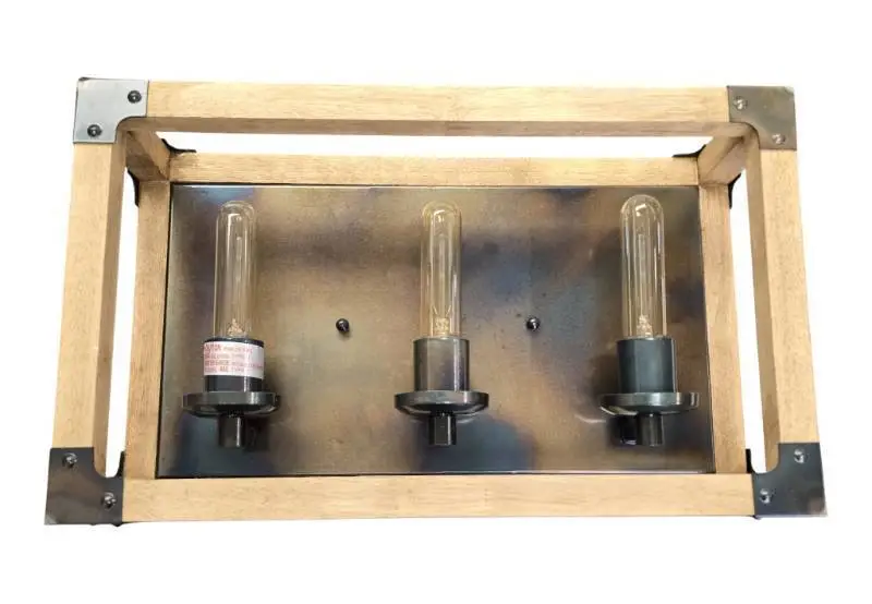 Craft made Lighting | (2) Cubic 3 Light Vanity Light