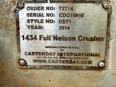 Used JACOBSON CARTER DAY _UNKNOWN_ Crushers West Virginia US | Cooper Industries #1409257