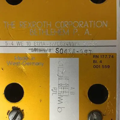 USED REXROTH 54WE10E121A32/CG24N9K4 SO332