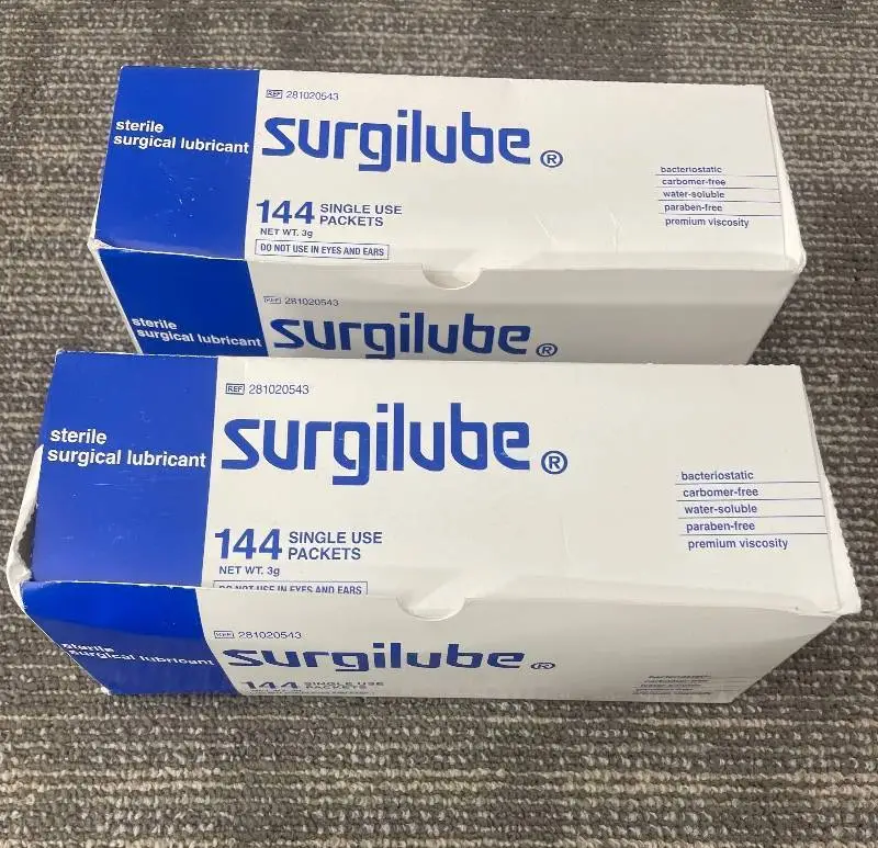 Surgilube Sterile Surgical Lubricant - 144 single-use packets