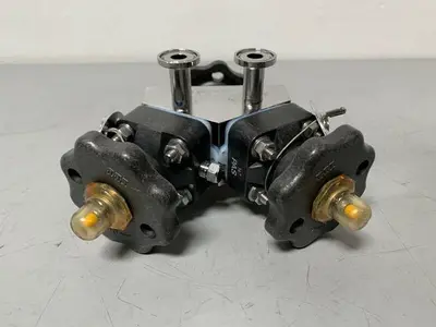 USED ITT INDUSTRIES PURE-FLO DSA-.5-PF-419-.5 DIAPHRAGM VALVE W/ 1/2" SANITARY FIT