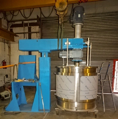 R&B Combination Scraped Arm Stirrer & Turbine/Sawtooth Mixer 1.1 & 15Kw Flp