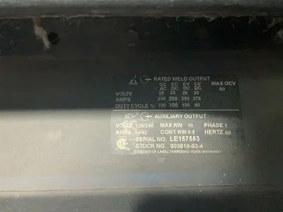 Used MILLER BOBCAT 250 Arc Welders Ohio US | HGR 24 #1441286