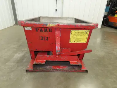 McCullough Wright Self Dumping Hopper 1/4" Yard 4000lb 2 Ton 7 Gauge Bin