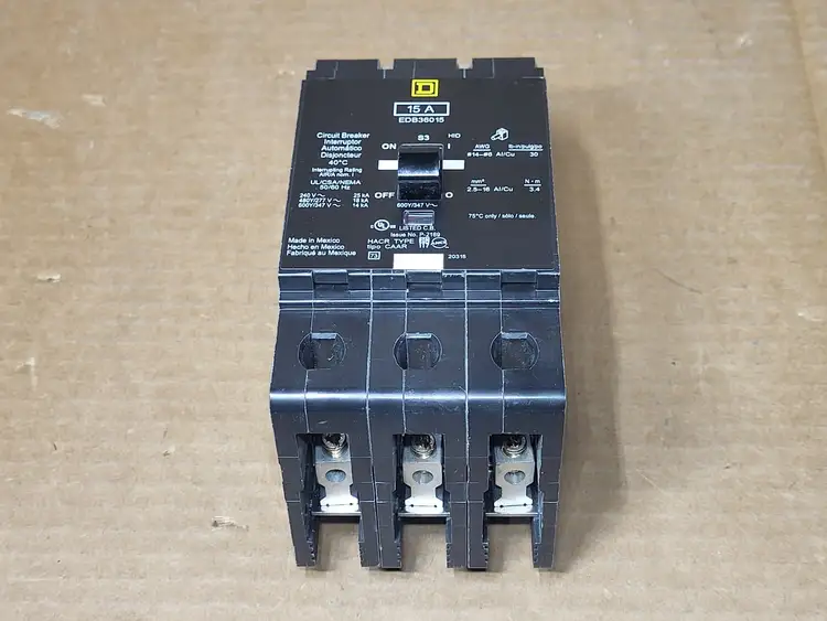 Used SQUARE D EDB36015 Switchgears British Columbia CA | Lenmark #913624