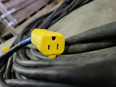 140 ft SOOW Power Extension Cord 14/3 AWG 15A 125V