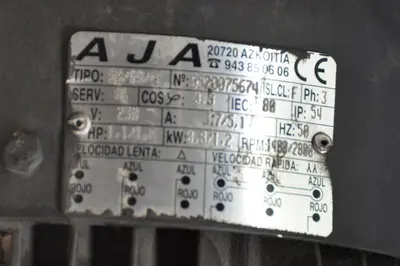 USED ZM AJA MOTOR 1,2 KW