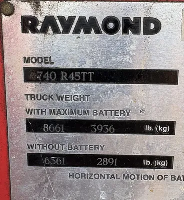 USED Raymond 740 R45TT