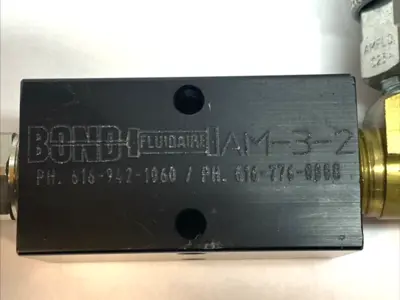 USED BOND FLUIDAIRE HYDRAULIC MANIFOLD BLOCK