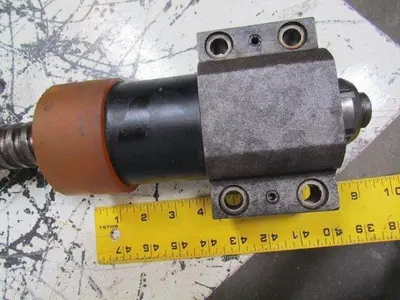 Mori Seiki SL 200 Z Axis Ballnut & Ballscrew W/Servo Motor Housing CNC Lathe