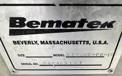USED BEMATEK CZ-260-PB-10