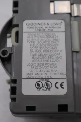 GIDDINGS & LEWIS DANAHER MOTION M.1017.3095 R3 / M10173095 R3 MODULE #6003