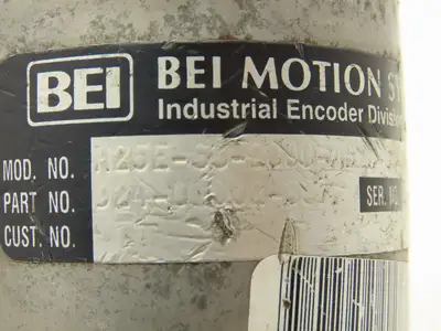BEI Industrial H25E-SS-2000-ABZC-8800-LED-EM18 Rotary Encoder 5V 3/8" Shaft