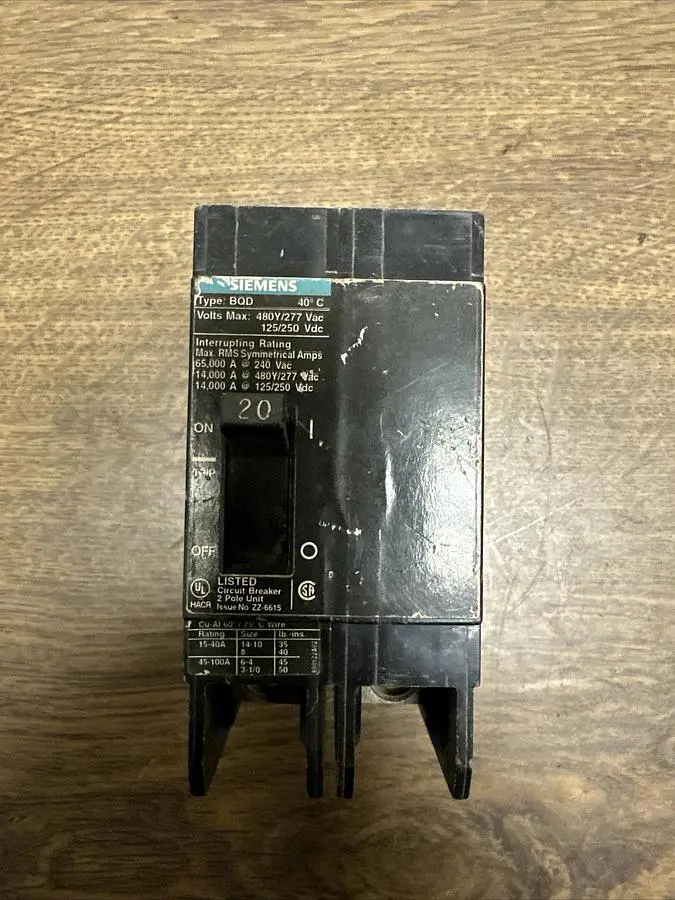 USED SIEMENS BQD