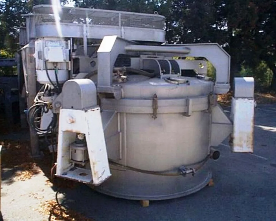 Western States 60 x 40 perforate basket centrifuge, 316SS.