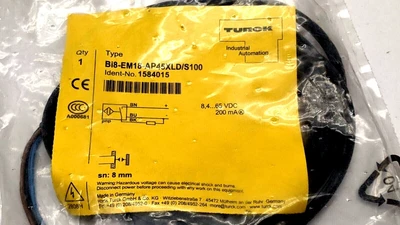 Bi8-EM18-AP45XLD/S100,1584015 | Turck Bi8-EM18-AP45XLD/S100 Inductive Proximity Sensor 1584015 - New