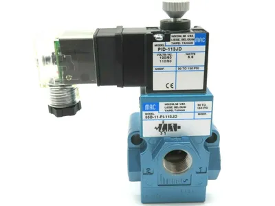 NEW MAC VALVES 55B-11-PI-113JD SOLENOID VALVE 55B11PI113JD