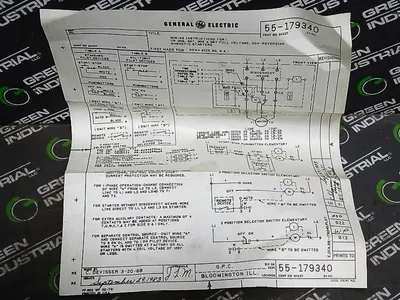 General Electric CR308B4**DAAA Fused Combination Starter 600V 5HP 18A Nema0 Used