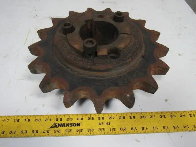 Martin 14 Tooth #200 Roller Chain Sprocket W/4545 3-7/8" Bore Bushing