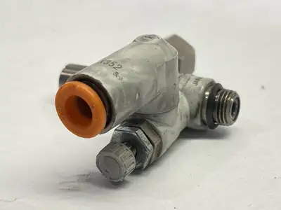 ASP330F-U01-07-X470 | SMC  Pneumatic Flow Speed Control Check Valve - Used