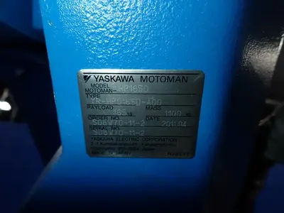 Used YAKSAWA MOTOMAN HP165D Robots Ohio US | HGR 24 #1096740