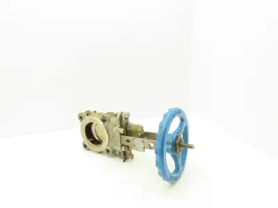 Velan L10-0320C-13BL 3" Stainless Knife Gate Valve Lug Style *Bad Seal*