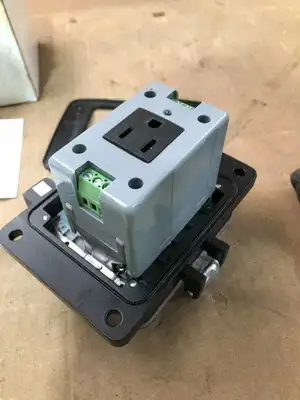 Grace H-RF0-K2 Domestic GFCI Inside-Outside Rear Outlet 120VAC 5A -NIB