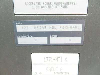NEW ALLEN BRADLEY 1771-NT1 A HIGH RESOLUTION ISOLATED ANALOG MODULE 1771NT1A