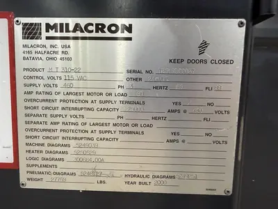 USED 2000 CINCINNATI MILACRON MT310-22