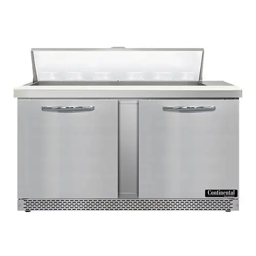 Continental SW60N12-FB 60" Sandwich/salad Prep Table W/ Refrigerated Base, 115v