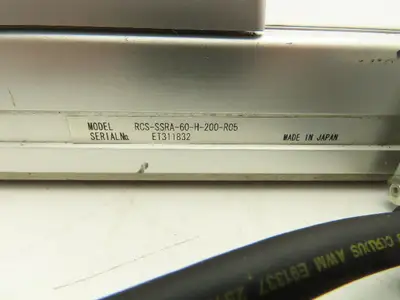 IAI RCS-SSRA-60-H-200-R05 Motorized Linear Screw Robo Cylinder 200mm Stroke