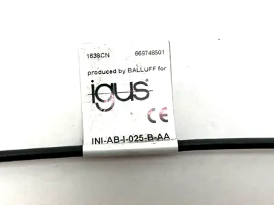 5-HH4B-70418-OC | Igus INI-AB-I-025-B-AA Mechanical End/Reference Switch - Used