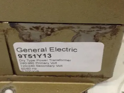 USED GENERAL ELECTRIC (G.E.) 9T51Y13