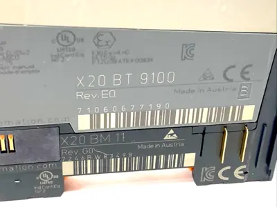 Used B&R Automation X20 BT 9100, X20BM11 PLC Expansion Units Michigan US | Maverick Industrial Sales #1397779