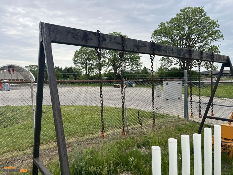 Used HEAVY DUTY METAL HANGING STORAGE WITH CHAINS _UNKNOWN_ Cranes, Gantry, Bridge Type Michigan US | Miedema Asset Management Group #1148295