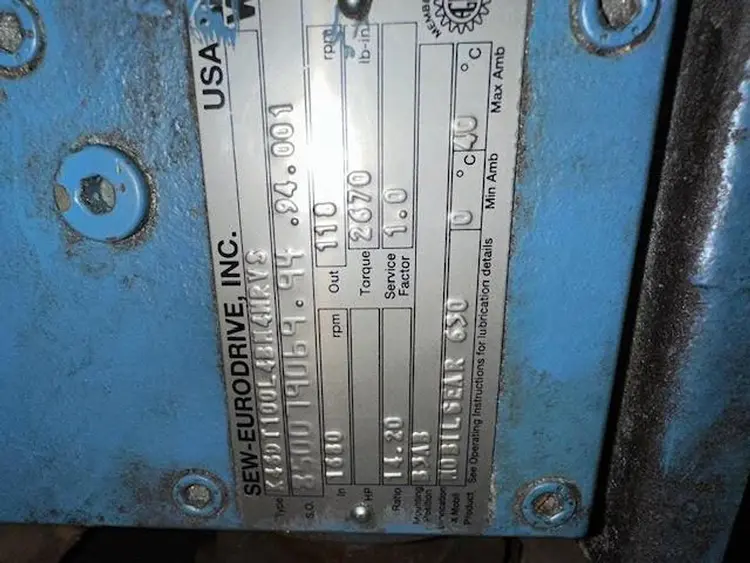 Used SEW-EURODRIVE K450T100L4BM4MRVS Gearboxes | Surplus Asset Holdings #1203824