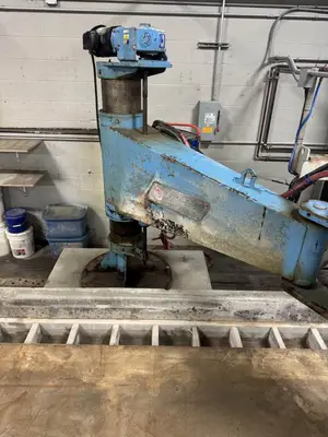 Used 2002 SAWING SYSTEMS RADIAL ARM POLISHING Polishing Machinery including Buffers Michigan US | All Used Stone Equipment #1568614
