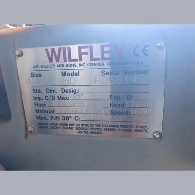 Wilfley 4x2HD Slurry Pump