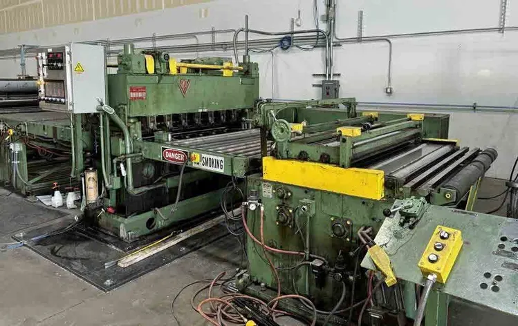 Used ROWE-VOSS 60" x 0.139" x 20,000# Cut To Length Line Stock # 14692 Cut To Length Lines Connecticut US | Machinery International LLC #1327941