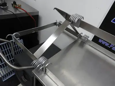 Used Falcon Restaurant Supply Used Overhead Stainless Steel Pot/Utensil Hanger Rack 72"x24"x12.5" Restaurant Equipment (Miscellaneous) Illinois US | Falcon Restaurant Supply #1376499