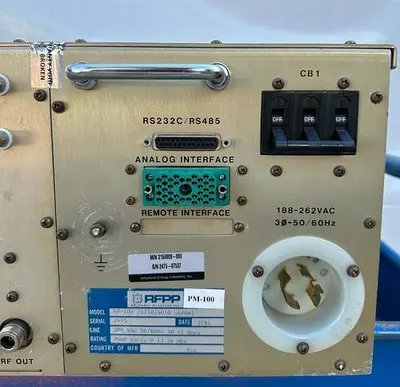 RF POWER PRODUCTS RF20S POWER SUPPLY