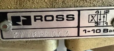 USED ROSS 2776B5003 SOLENOID VALVE 400C79142