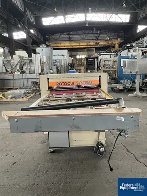 USED RotoCut 30" RotoCut Systems Pass Thru Die Cutter