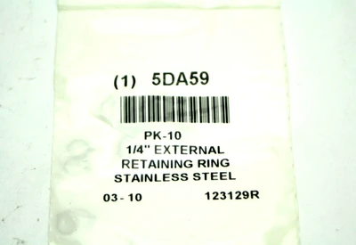 New | in-Stock Grainger 5DA59 Misc Fasteners California US | Davliegogo LLC #1710377