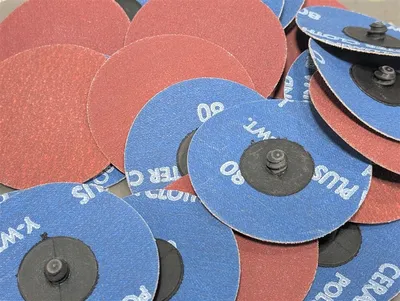 Lot of 75 Norton 662611 37754 3" Speed-Lok TR Abrasive Discs 80-Y Grit New NIB