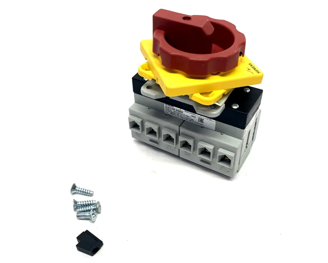 3LD2103-3VK53 | Siemens  Rotary Switch Disconnector 6P 25A, AC-23A 400V 9.5kW - New Other