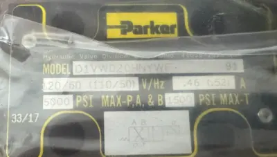 NEW PARKER D61VW001B1NYWF HYDRAULIC VALVE