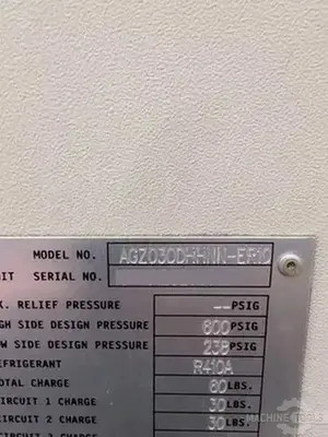 USED 2013 MCQUAY AGZ030DHHNN-ER10